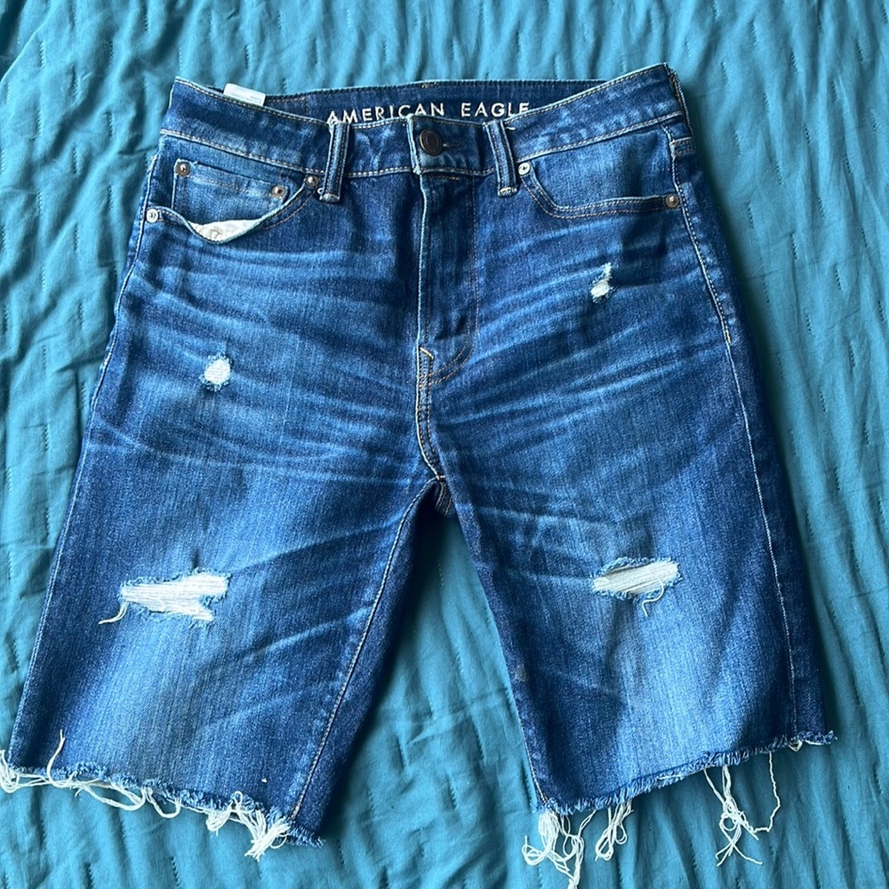 American eagle denim shorts